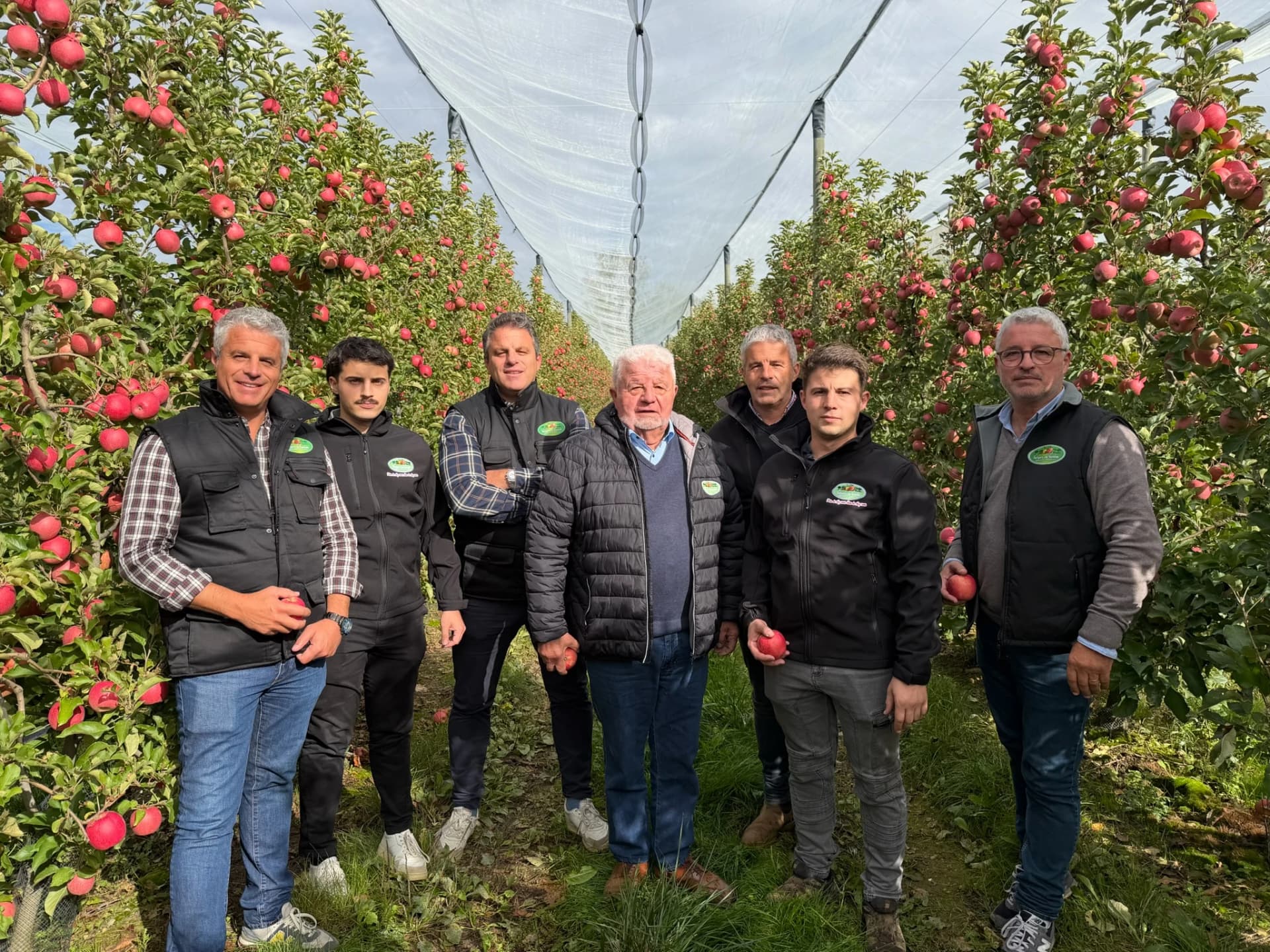 Vergers de pommiers du groupe en Vendée